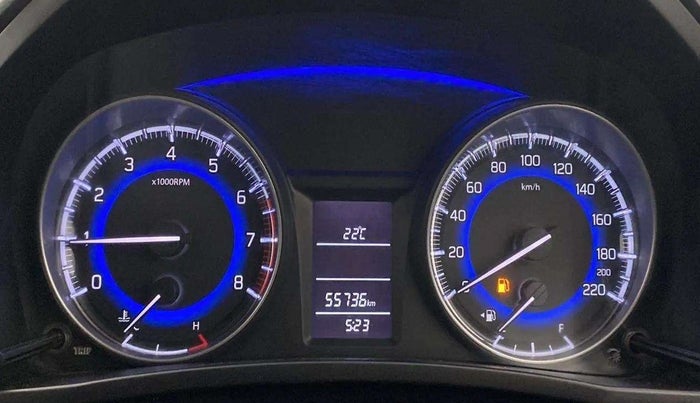 2017 Maruti Baleno DELTA PETROL 1.2, Petrol, Manual, 55,747 km, Odometer Image