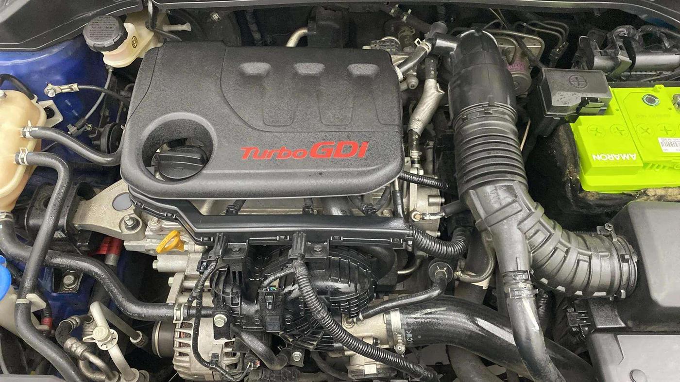 2022 Hyundai NEW I20 N LINE N8 1.0 TURBO GDI IMT DUAL TONE, Petrol, Manual, 65,642 km, Engine View
