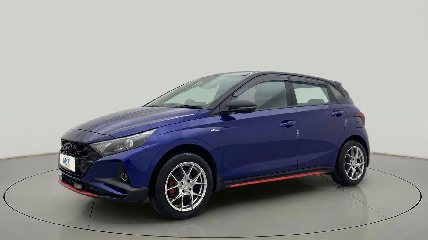 2022 Hyundai NEW I20 N LINE N8 1.0 TURBO GDI IMT DUAL TONE, Petrol, Manual, 65,642 km, Left Front Diagonal