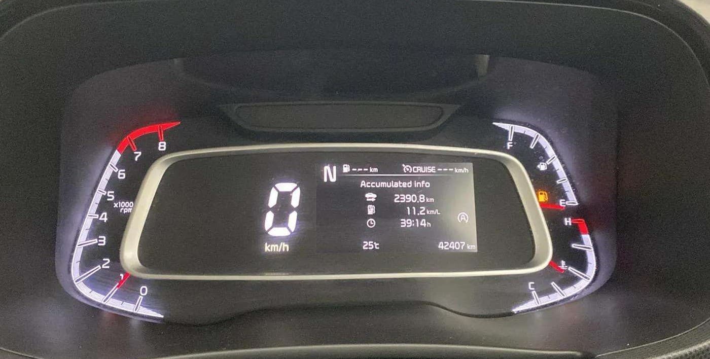 2023 KIA SONET HTX 1.0 IMT, Petrol, Manual, 42,583 km, Odometer Image