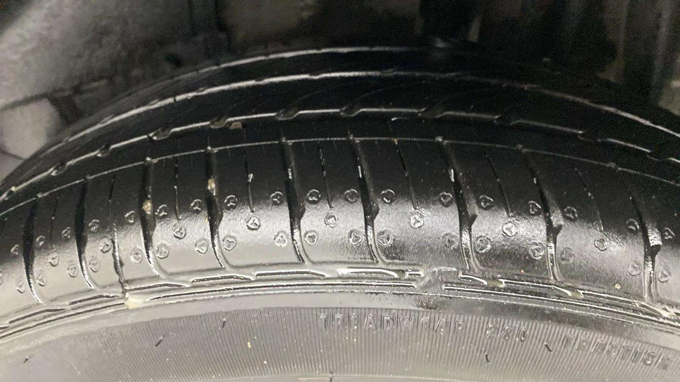 2017 Tata TIGOR XZA PETROL, Petrol, Automatic, 50,685 km, Left Rear Tyre Tread