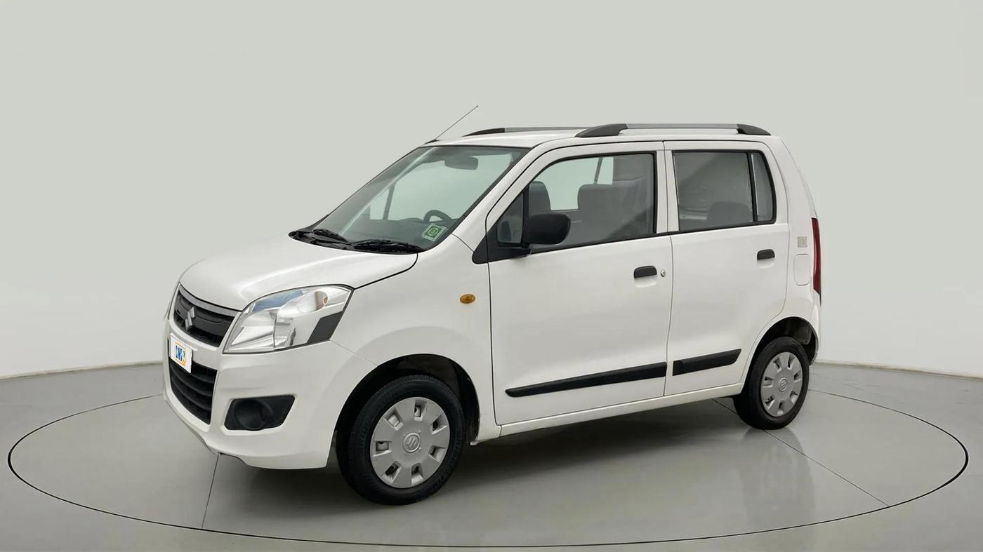 2018 Maruti Wagon R 1.0 LXI CNG, CNG, Manual, 51,213 km, Left Front Diagonal