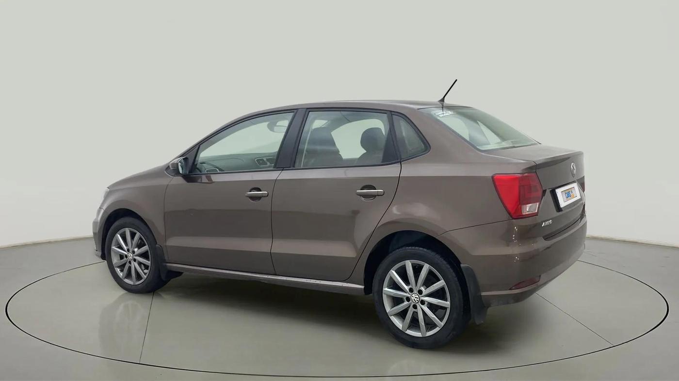 2019 Volkswagen Ameo HIGHLINE PLUS 1.5L AT 16 ALLOY, Diesel, Automatic, 94,461 km, Left Back Diagonal