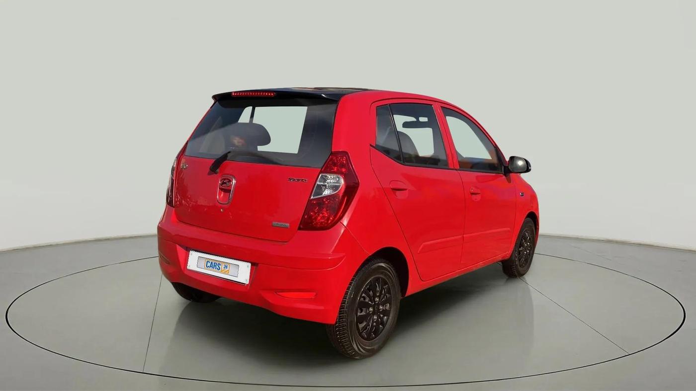 2013 Hyundai i10 SPORTZ 1.2 AT, Petrol, Automatic, 81,563 km, Right Back Diagonal