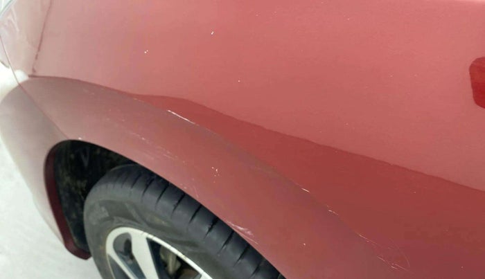 2023 Toyota Glanza G AMT, Petrol, Automatic, 31,841 km, Left fender - Paint has minor damage