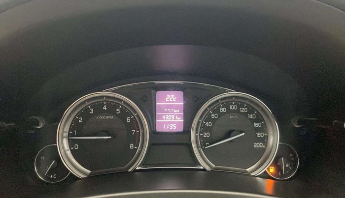 2016 Maruti Ciaz ZXI+, Petrol, Manual, 43,096 km, Odometer Image