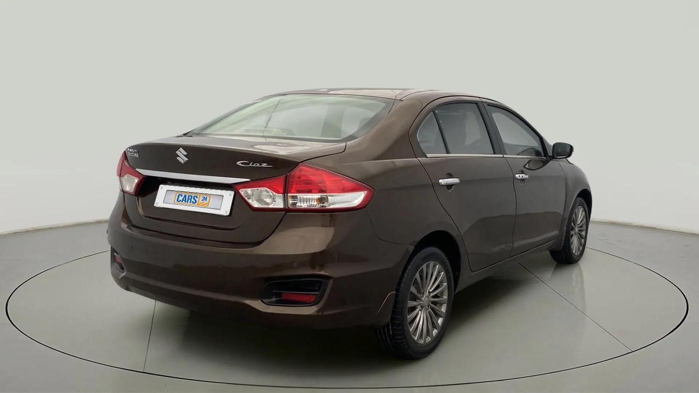 2016 Maruti Ciaz ZXI+, Petrol, Manual, 43,157 km, Right Back Diagonal