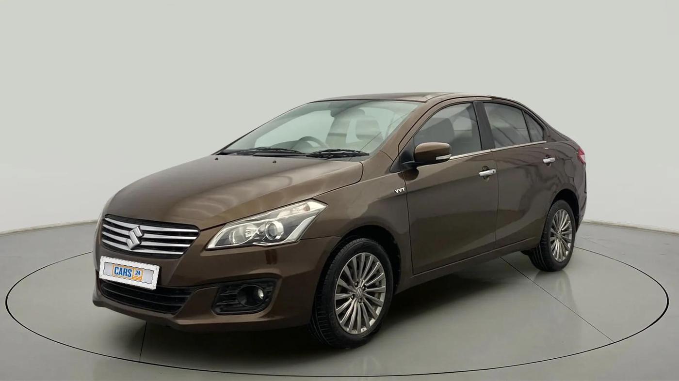 2016 Maruti Ciaz ZXI+, Petrol, Manual, 43,157 km, Left Front Diagonal