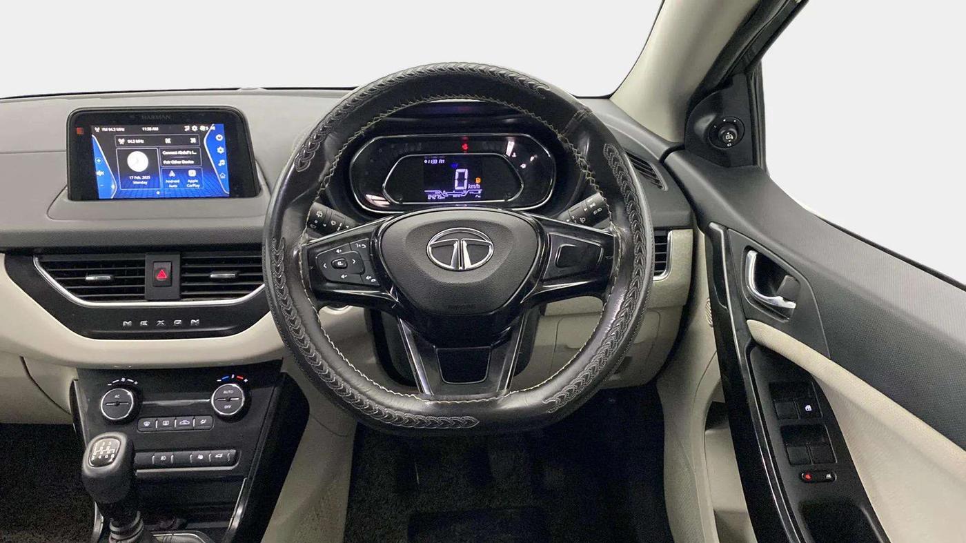 2021 Tata NEXON XZ PLUS PETROL, Petrol, Manual, 84,408 km, Steering Wheel Close Up