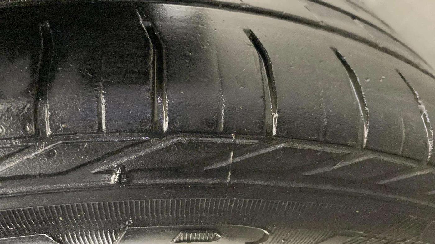 2021 Tata NEXON XZ PLUS PETROL, Petrol, Manual, 84,408 km, Right Rear Tyre Tread