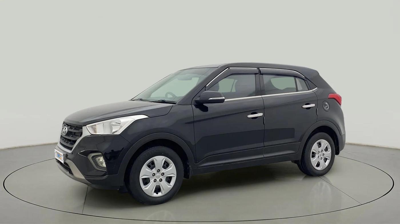 2019 Hyundai Creta E PLUS 1.6 PETROL, Petrol, Manual, 37,941 km, Left Front Diagonal