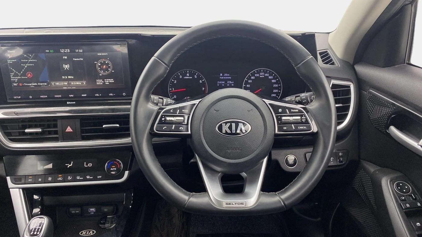 2021 KIA SELTOS HTX ANNIVERSARY EDITION 1.5 PETROL, Petrol, Manual, 21,335 km, Steering Wheel Close Up