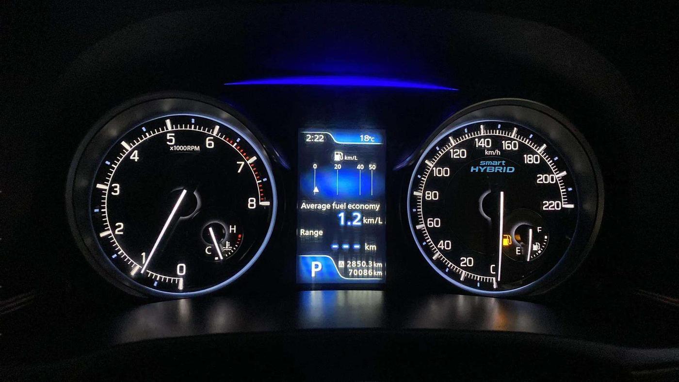 2021 Maruti XL6 ALPHA AT, Petrol, Automatic, 70,329 km, Odometer Image