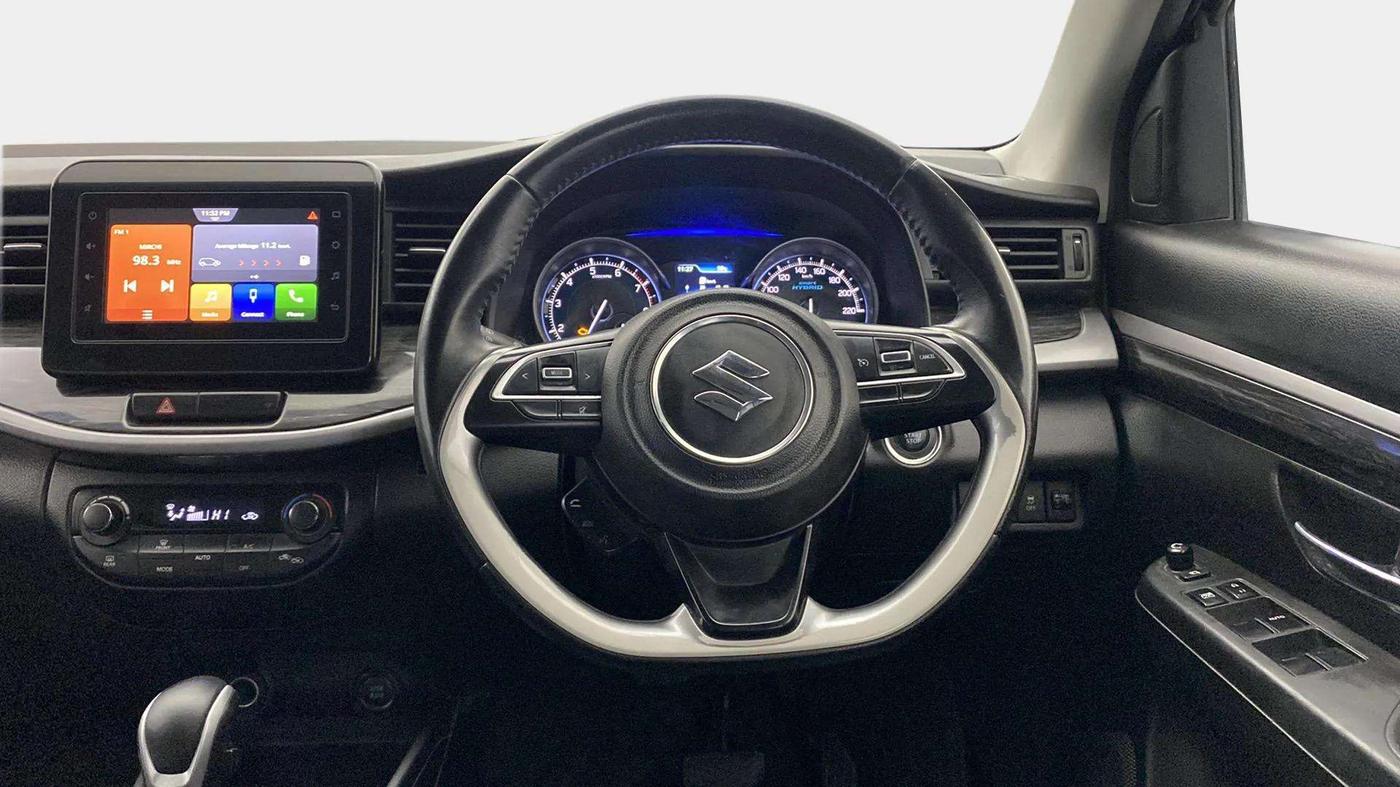 2021 Maruti XL6 ALPHA AT, Petrol, Automatic, 70,329 km, Steering Wheel Close Up
