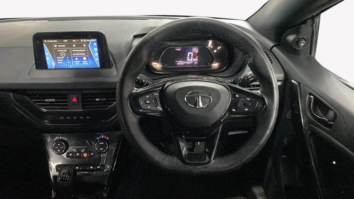 2023 Tata NEXON XZ PLUS PETROL SUNROOF DARK EDITION, Petrol, Manual, 17,094 km, Steering Wheel Close Up