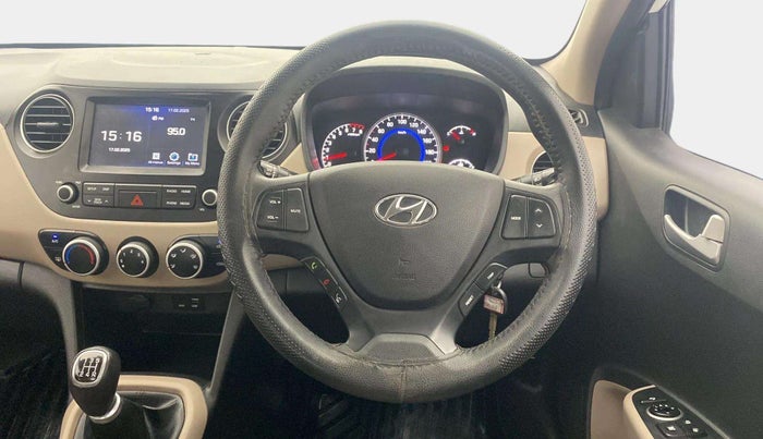 2019 Hyundai Grand i10 SPORTZ 1.2 KAPPA VTVT, Petrol, Manual, 26,930 km, Steering Wheel Close Up