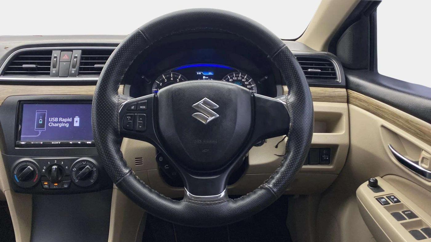 2021 Maruti Ciaz SIGMA 1.5 SHVS MT  PETROL, Petrol, Manual, 48,722 km, Steering Wheel Close Up