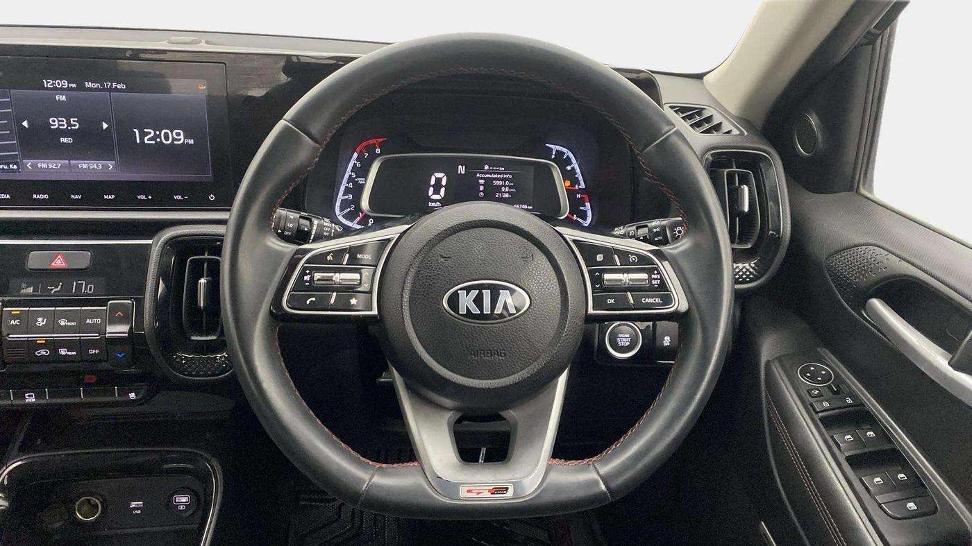 2021 KIA SONET GTX PLUS 1.0 IMT, Petrol, Manual, 66,902 km, Steering Wheel Close Up