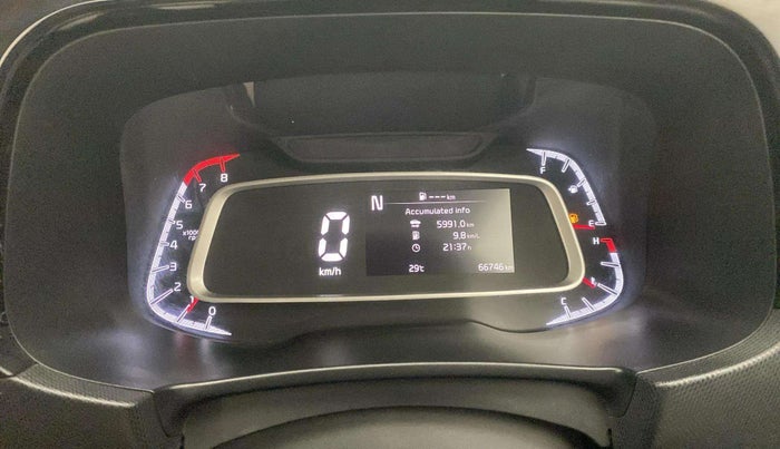 2021 KIA SONET GTX PLUS 1.0 IMT, Petrol, Manual, 66,766 km, Odometer Image