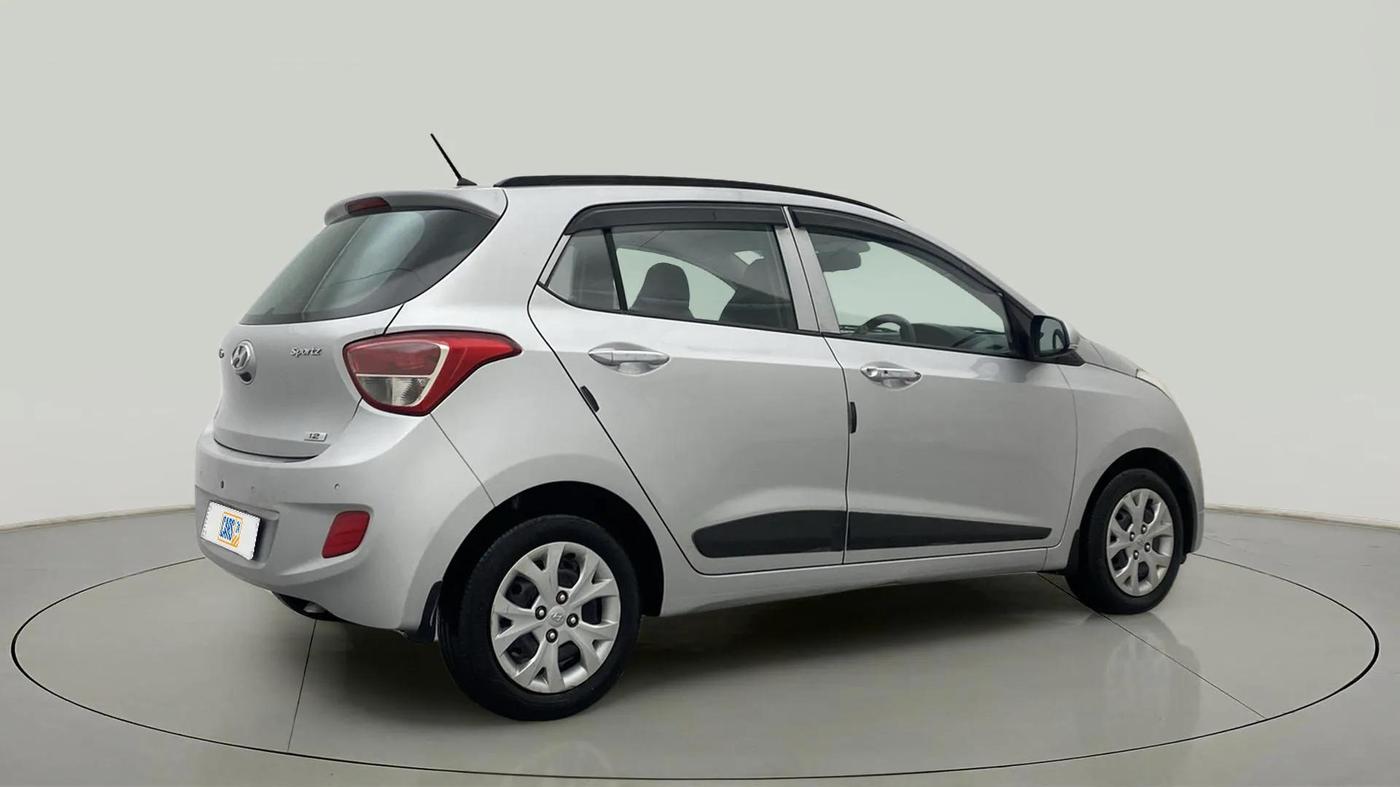 2014 Hyundai Grand i10 SPORTZ 1.2 KAPPA VTVT, Petrol, Manual, 60,744 km, Right Back Diagonal