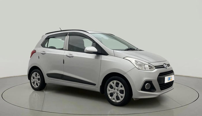 2014 Hyundai Grand i10 SPORTZ 1.2 KAPPA VTVT, Petrol, Manual, 60,706 km, Right Front Diagonal