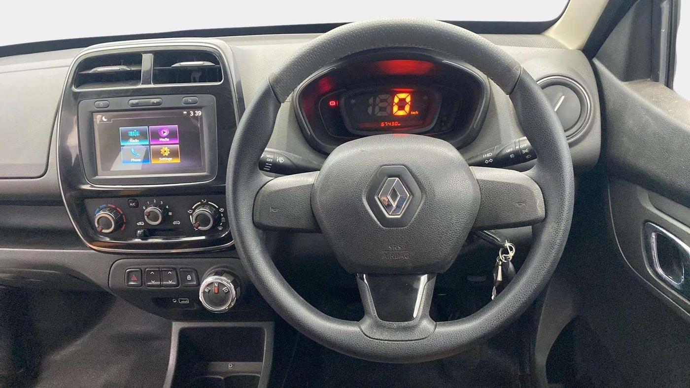 2019 Renault Kwid RXT 1.0 AMT (O), Petrol, Automatic, 67,434 km, Steering Wheel Close Up