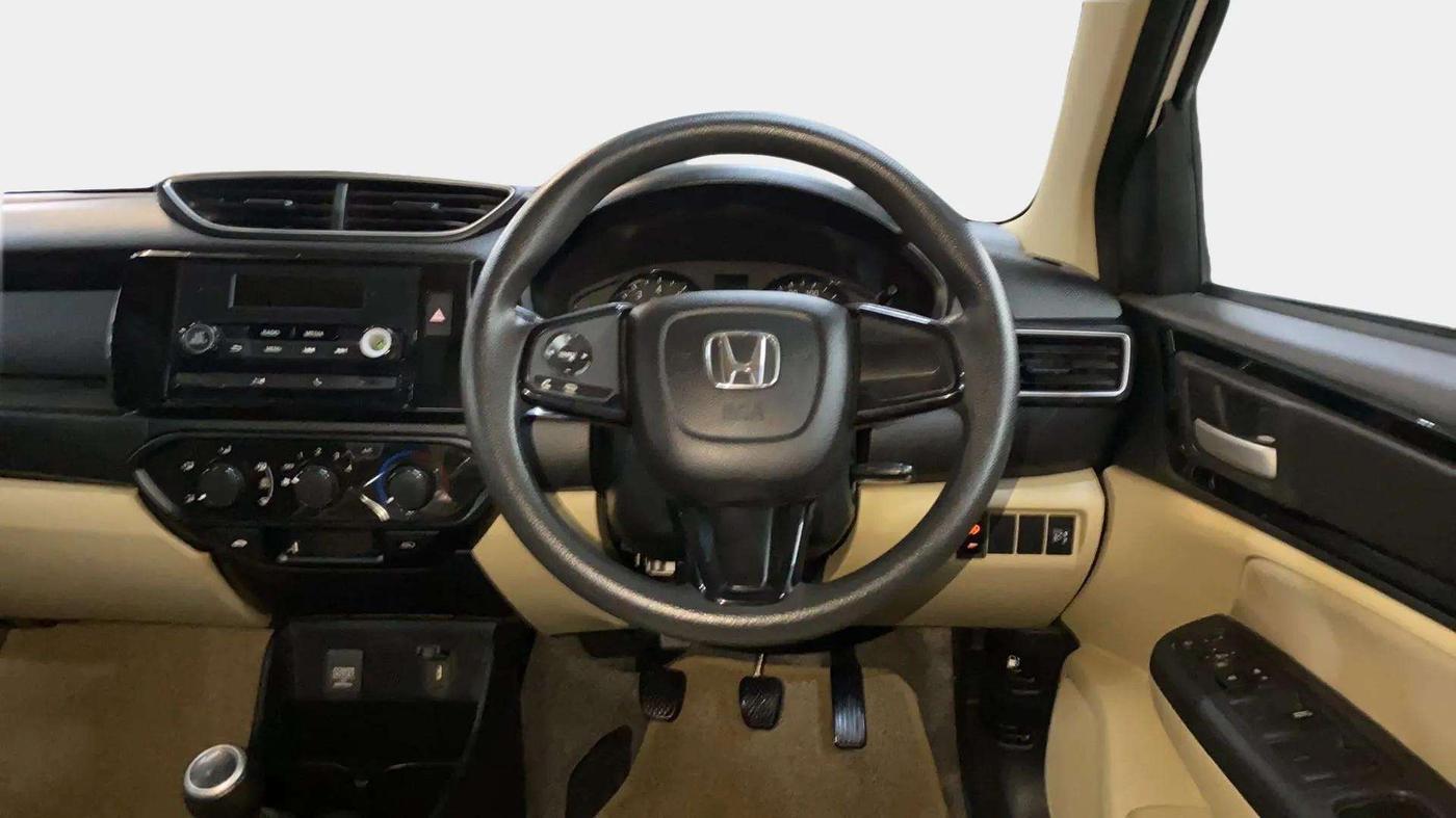 2019 Honda Amaze 1.2L I-VTEC S, Petrol, Manual, 24,203 km, Steering Wheel Close Up