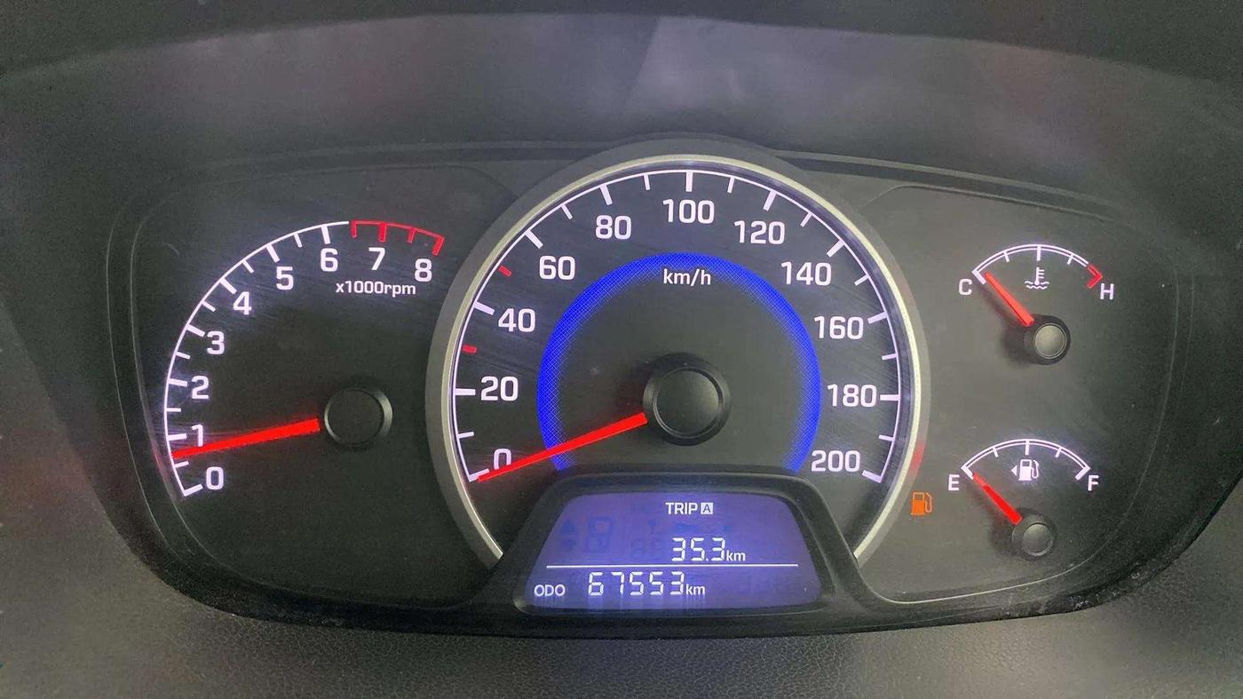 2017 Hyundai Grand i10 SPORTZ 1.2 KAPPA VTVT, Petrol, Manual, 67,604 km, Odometer Image