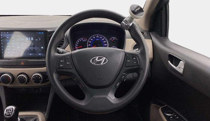 2017 Hyundai Grand i10 SPORTZ 1.2 KAPPA VTVT, Petrol, Manual, 67,604 km, Steering Wheel Close Up