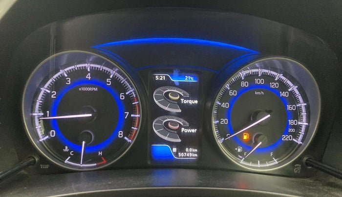 2017 Maruti Baleno ZETA PETROL 1.2, Petrol, Manual, 50,722 km, Odometer Image