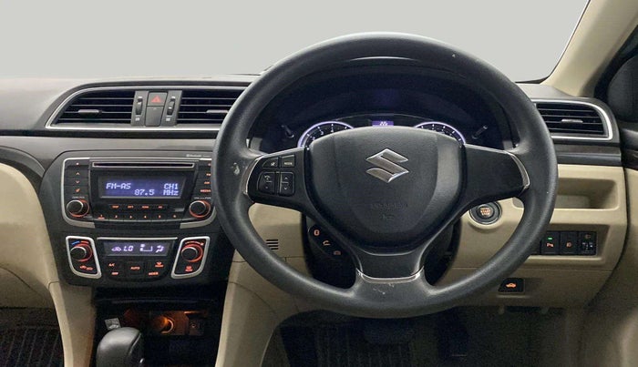 2017 Maruti Ciaz ZETA 1.4  AT PETROL, Petrol, Automatic, 31,298 km, Steering Wheel Close Up