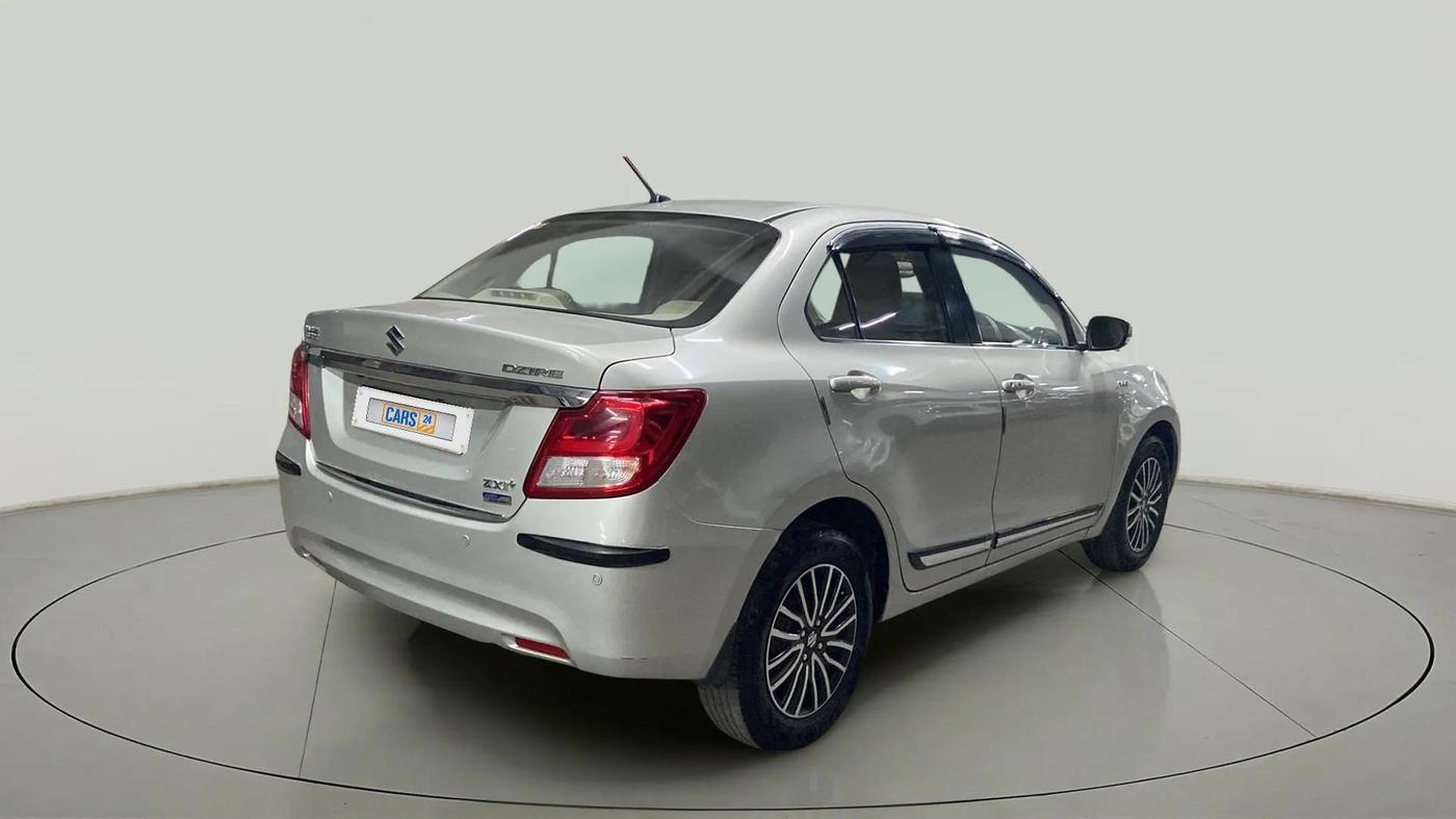 2018 Maruti Dzire ZXI PLUS AMT, Petrol, Automatic, 80,324 km, Right Back Diagonal