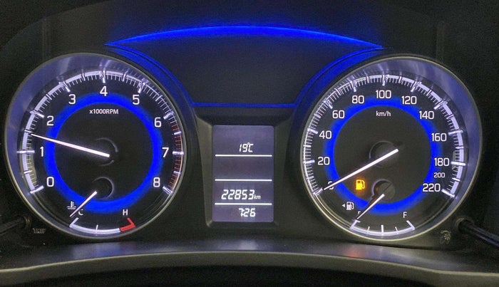 2018 Maruti Baleno DELTA PETROL 1.2, Petrol, Manual, 22,907 km, Odometer Image