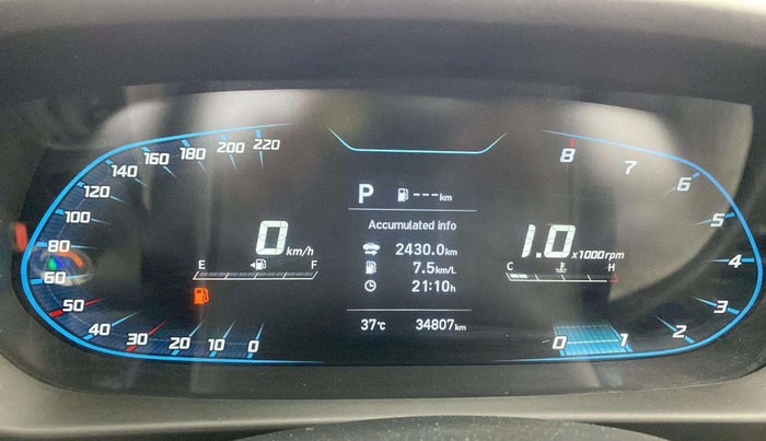 2021 Hyundai NEW I20 ASTA 1.0 GDI TURBO DCT, Petrol, Automatic, 34,997 km, Odometer Image