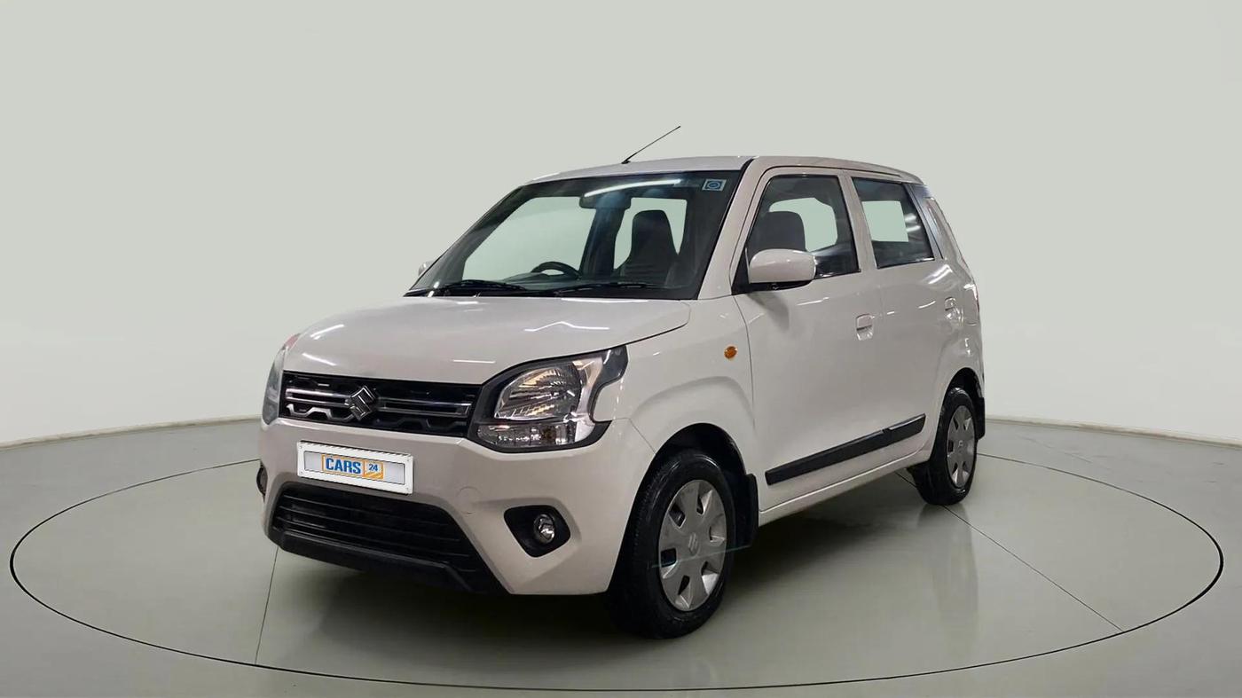 2021 Maruti New Wagon-R VXI 1.0, Petrol, Manual, 25,640 km, Left Front Diagonal