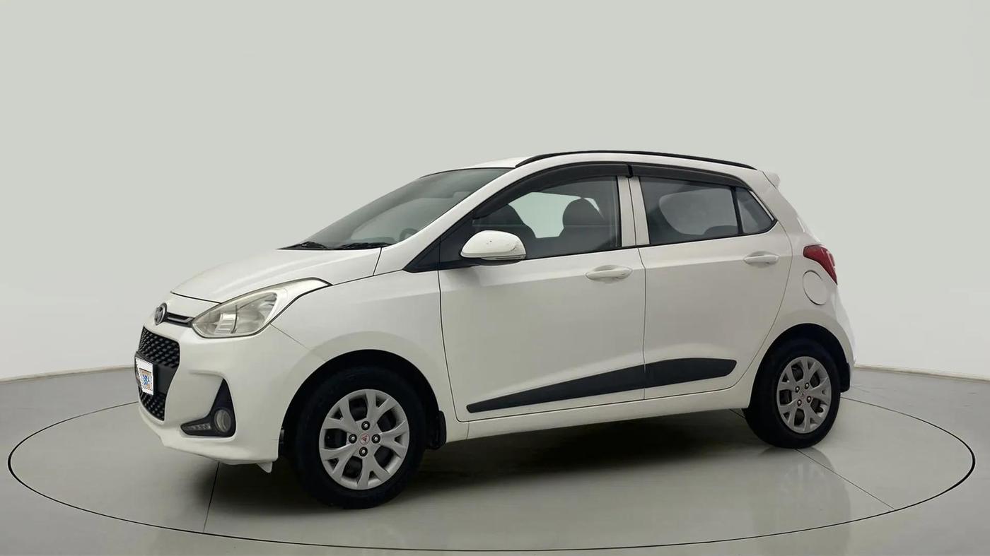 2019 Hyundai Grand i10 SPORTZ 1.2 KAPPA VTVT, Petrol, Manual, 67,352 km, Left Front Diagonal