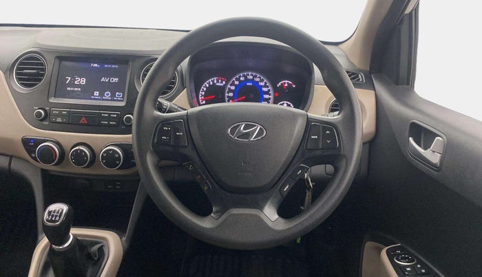 2019 Hyundai Grand i10 SPORTZ 1.2 KAPPA VTVT, Petrol, Manual, 67,352 km, Steering Wheel Close Up
