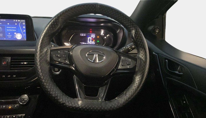 2021 Tata NEXON XZ PLUS (O) PETROL DARK EDITION, Petrol, Manual, 70,725 km, Steering Wheel Close Up