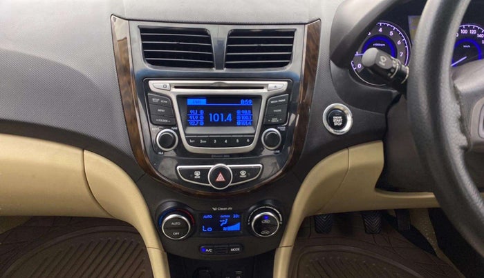 2015 Hyundai Verna FLUIDIC 4S 1.6 VTVT S(O), Petrol, Manual, 48,476 km, Air Conditioner
