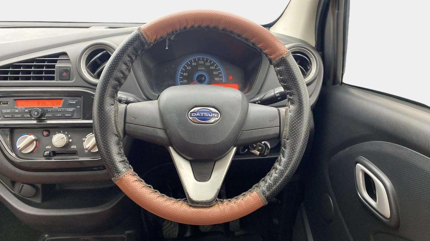2018 Datsun Redi Go T (O), Petrol, Manual, 52,778 km, Steering Wheel Close Up