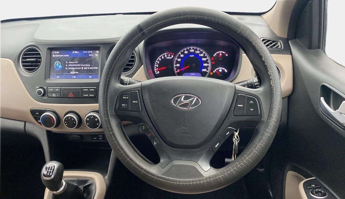 2019 Hyundai Grand i10 SPORTZ 1.2 KAPPA VTVT, Petrol, Manual, 20,789 km, Steering Wheel Close Up