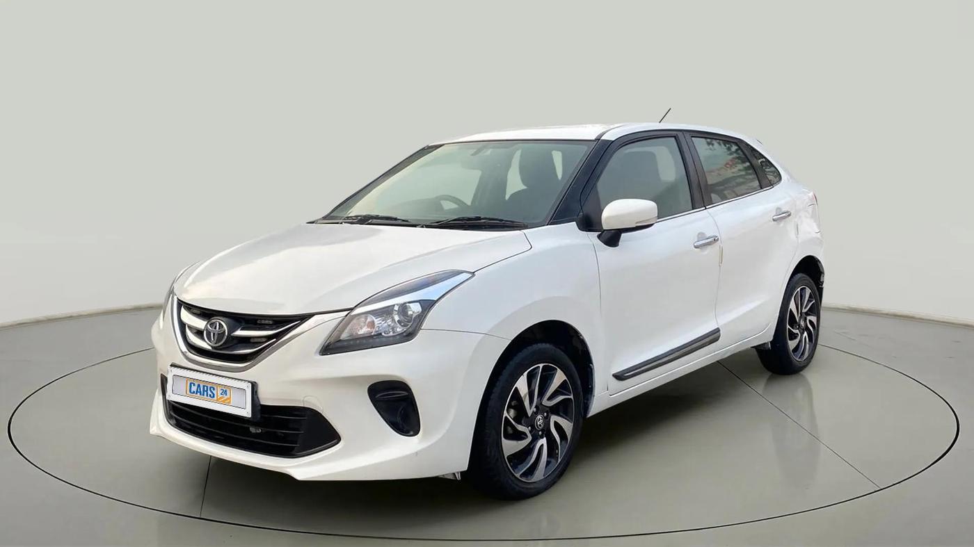 2021 Toyota Glanza V, Petrol, Manual, 61,406 km, Left Front Diagonal
