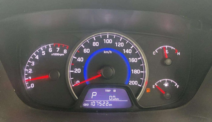 2014 Hyundai Grand i10 SPORTZ 1.2 KAPPA VTVT, Petrol, Manual, 1,07,494 km, Odometer Image