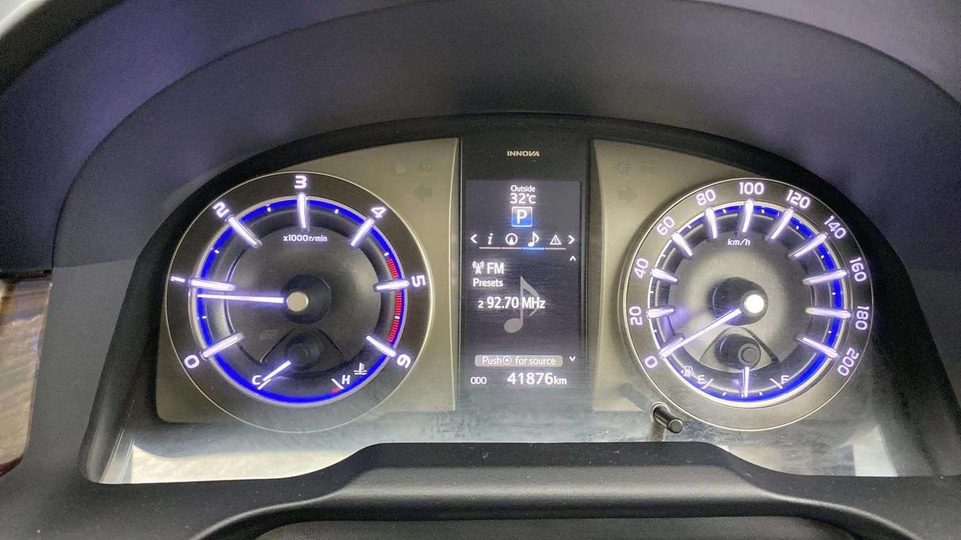 2017 Toyota Innova Crysta 2.8 ZX AT 7 STR, Diesel, Automatic, 42,037 km, Odometer Image