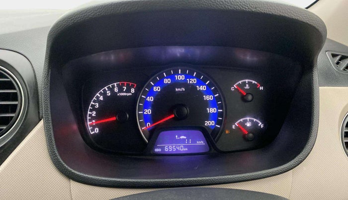 2018 Hyundai Xcent E+, CNG, Manual, 69,546 km, Odometer Image