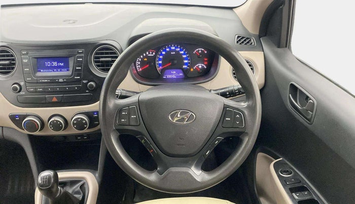 2018 Hyundai Xcent E+, CNG, Manual, 69,546 km, Steering Wheel Close Up