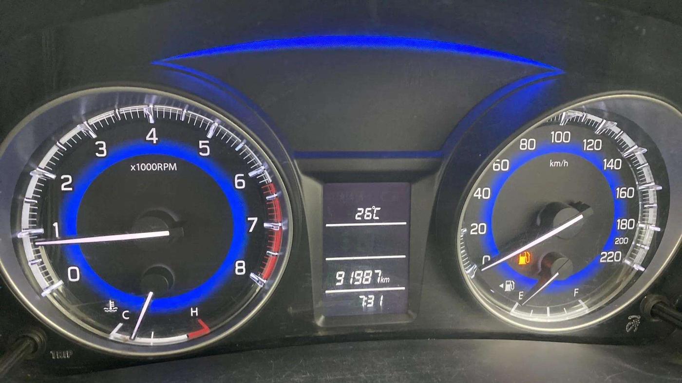 2019 Maruti Baleno DELTA PETROL 1.2, Petrol, Manual, 92,016 km, Odometer Image