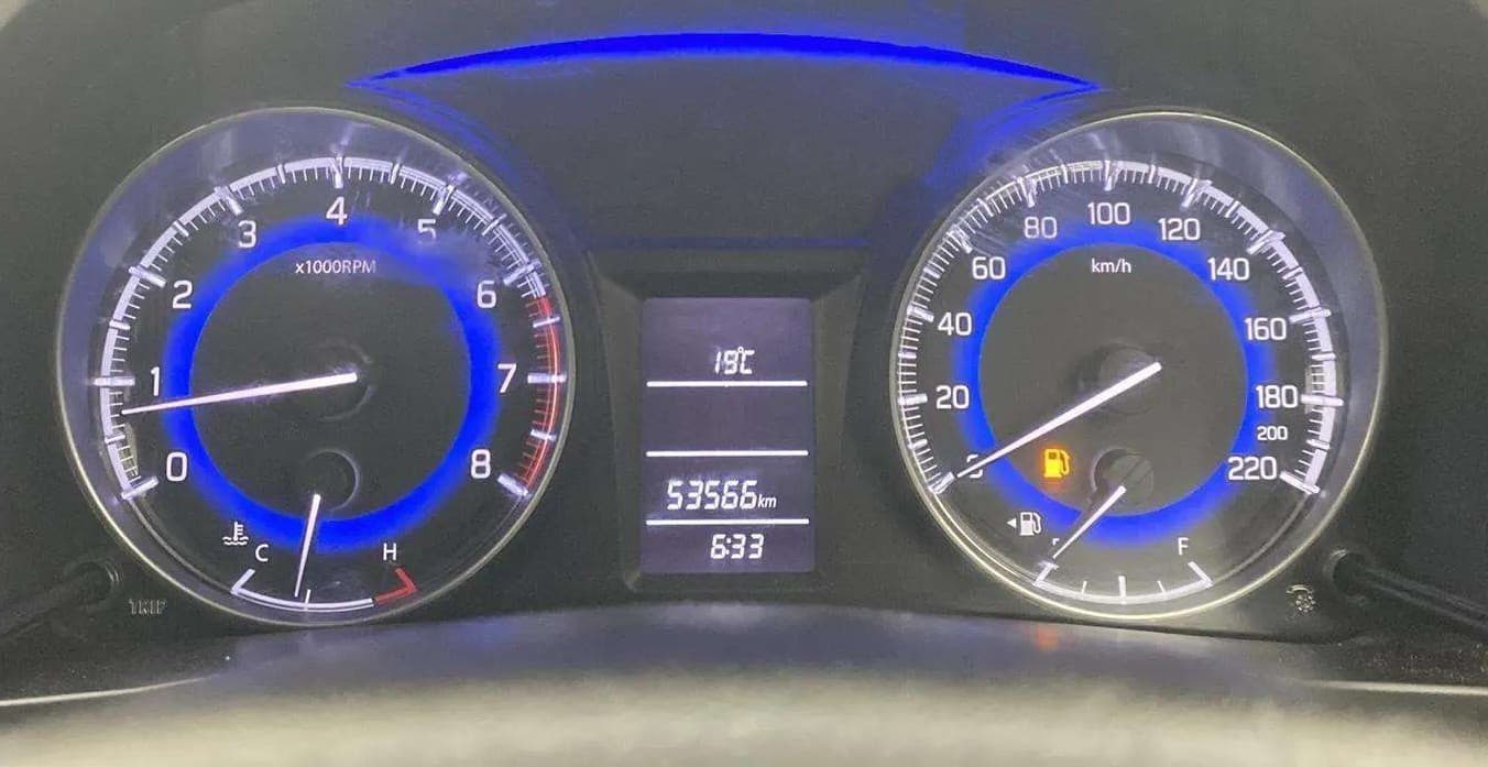 2016 Maruti Baleno DELTA PETROL 1.2, Petrol, Manual, 53,810 km, Odometer Image