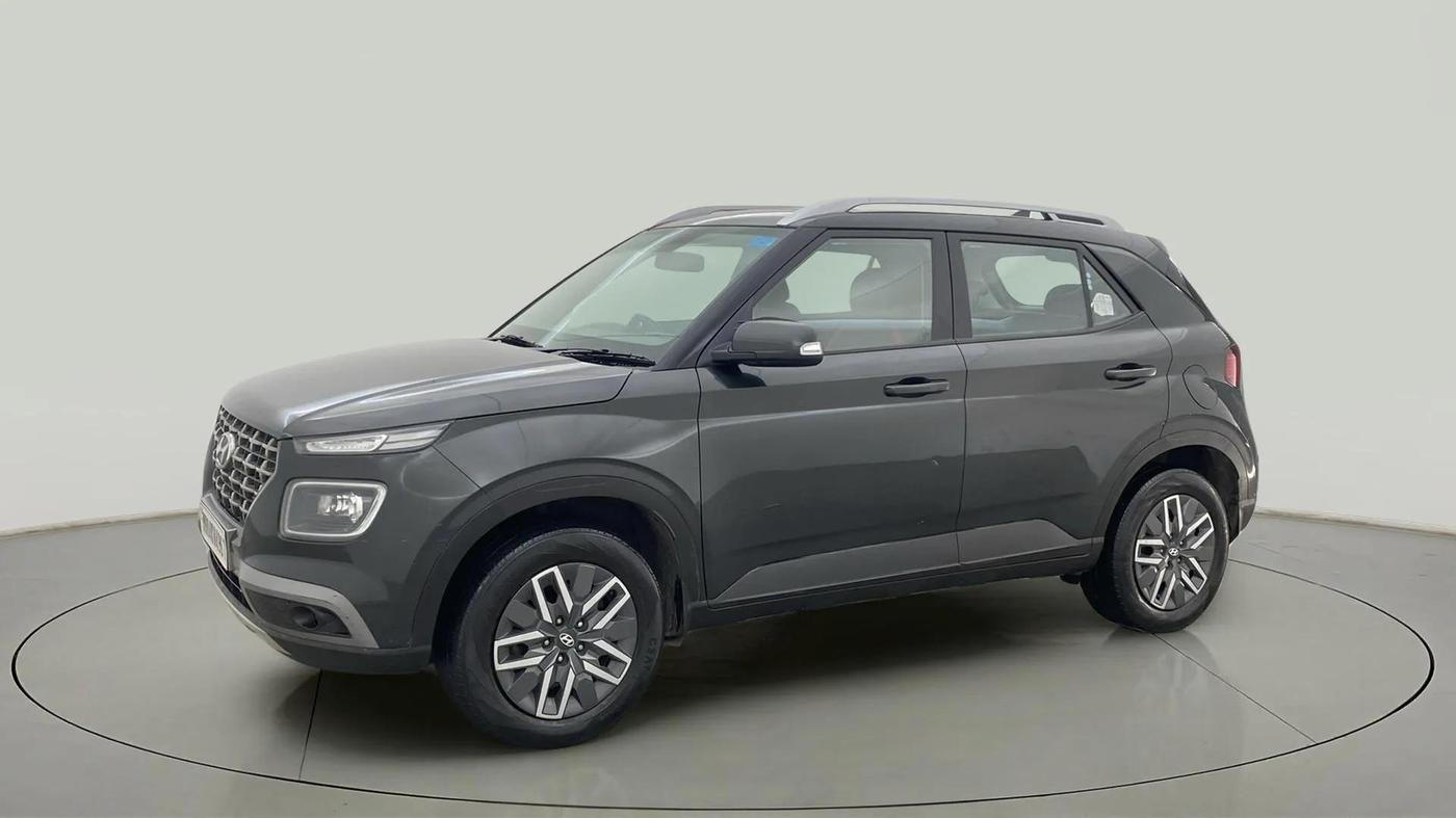 2021 Hyundai VENUE SX 1.0 TURBO IMT, Petrol, Manual, 76,954 km, Left Front Diagonal