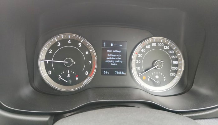 2021 Hyundai VENUE SX 1.0 TURBO IMT, Petrol, Manual, 76,679 km, Odometer Image